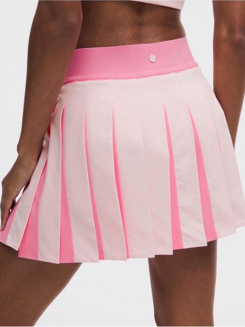 Lululemon Peek-A-Boo Pleat Mid-Rise
Tennis Skirt Candy Cloud Pink NWT XS S M L